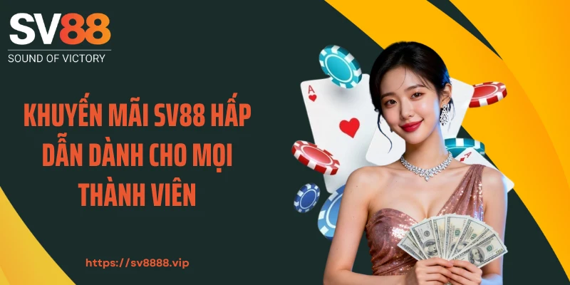 Khuyến mãi SV88 hấp dẫn dành cho mọi thành viên