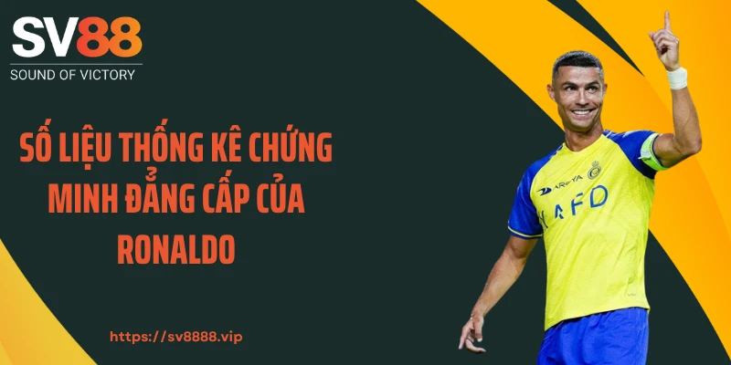 Số liệu thống kê chứng minh đẳng cấp của Ronaldo