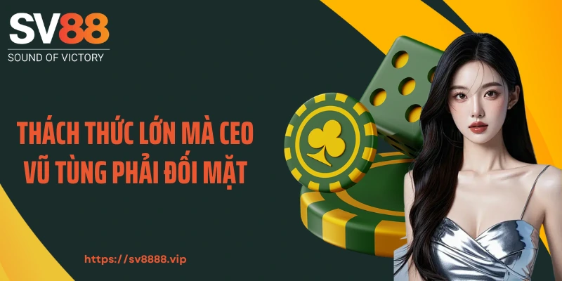 Thách thức lớn mà CEO Vũ Tùng phải đối mặt