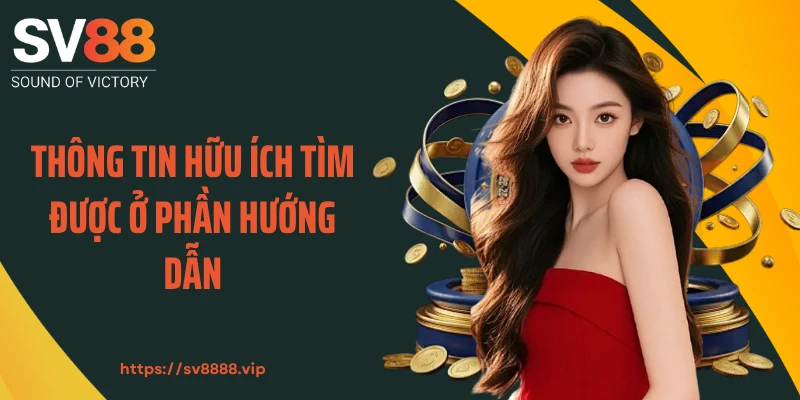 Thông tin hữu ích tìm được ở phần hướng dẫn
